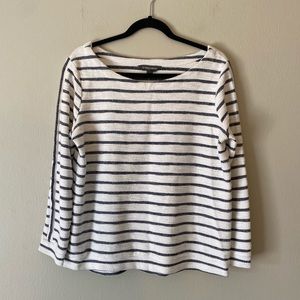 Alexander Jordan Blue and White Sweater